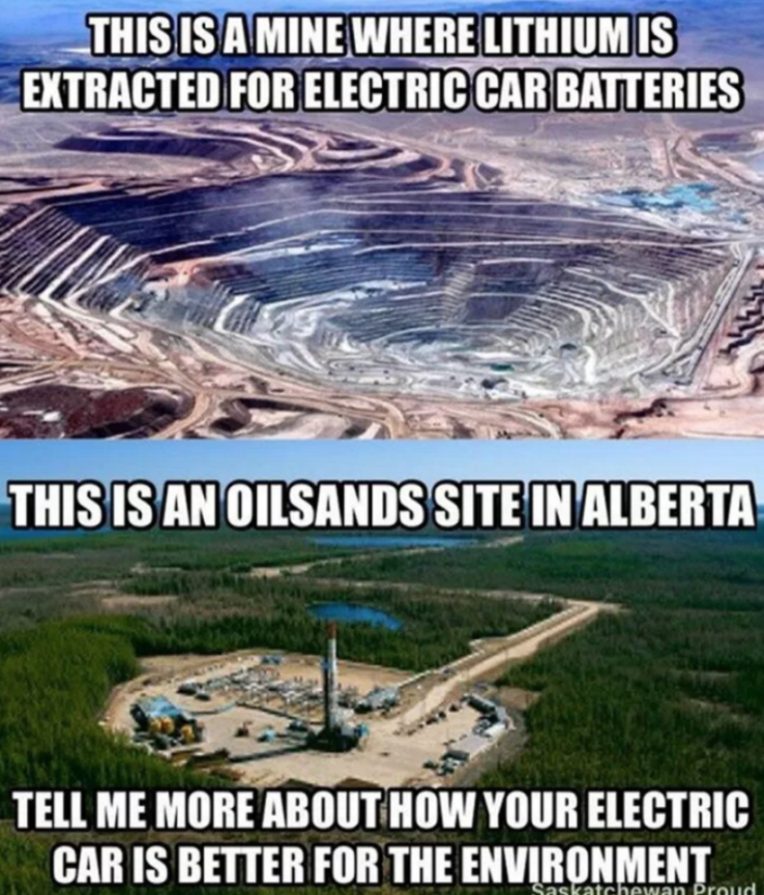 Saskatchewan Proud, lithium battery, oilsands, David Suzuki