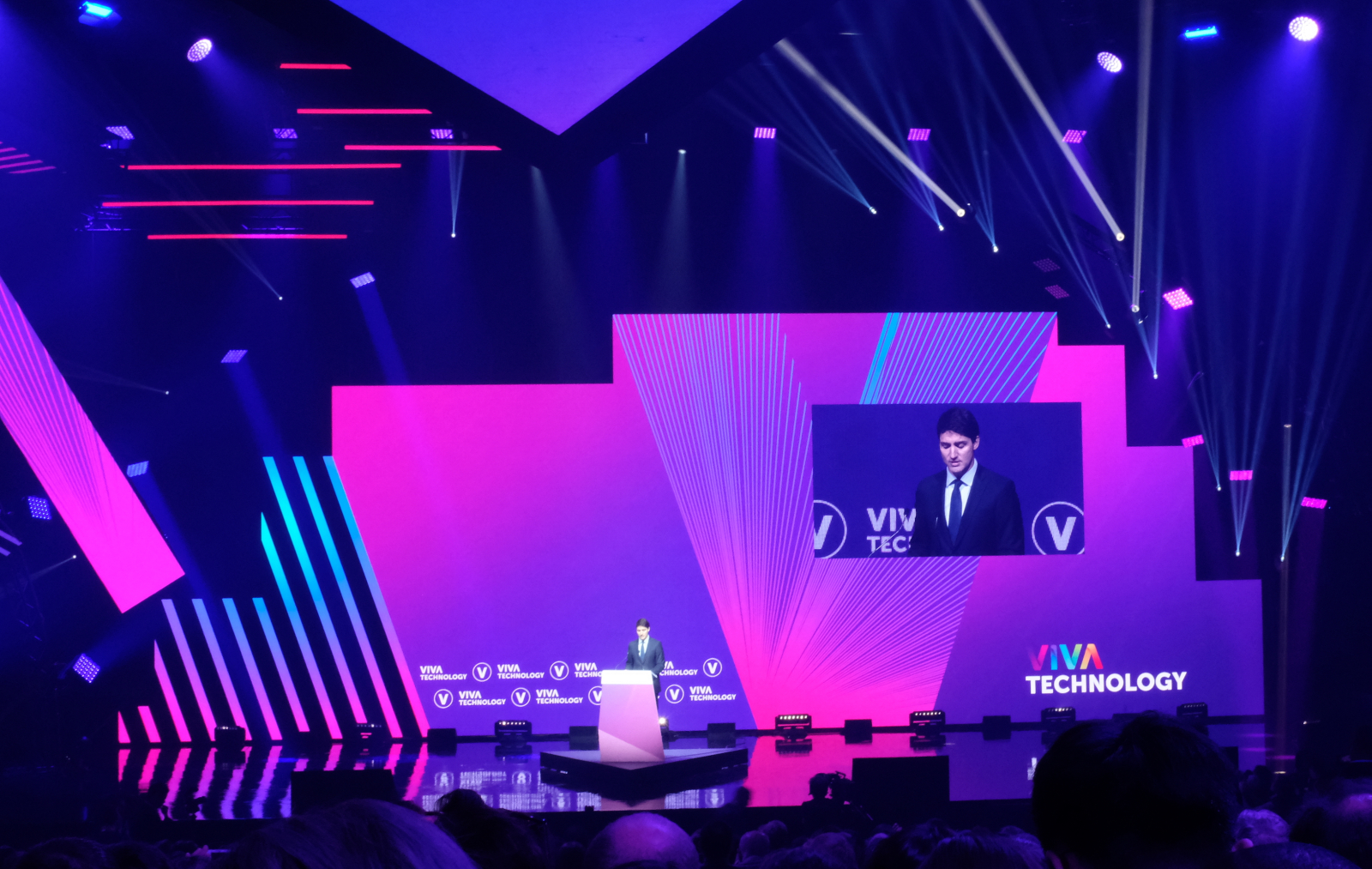 Prime Minister Justin Trudeau at Viva Technology conference in Paris on May 16 2019