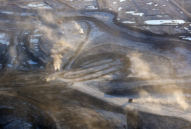 oil sands, tar sands, mine, syncrude, alberta 