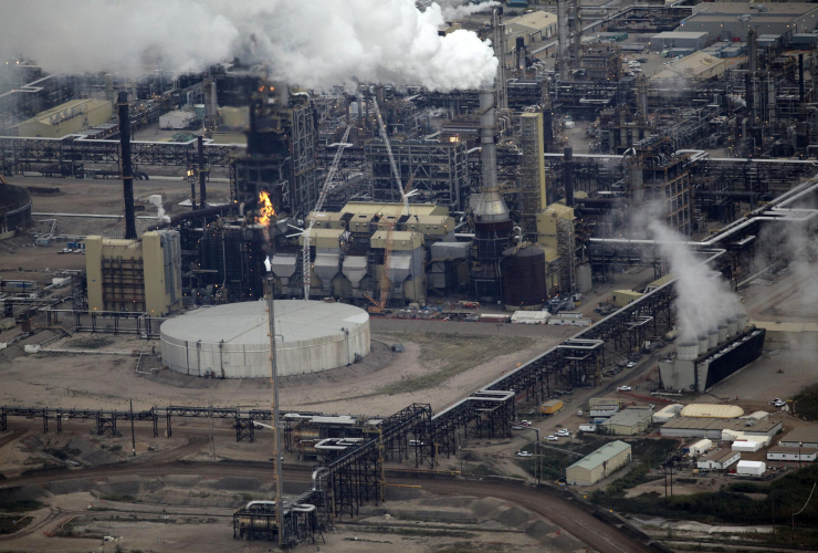 oil sands aerial