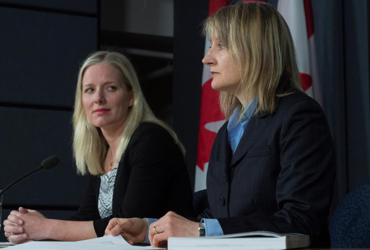 Céline Bak and Catherine McKenna