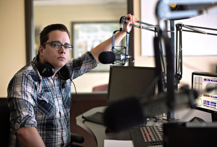 Andrew Wilcox, Fort McMurray, program director, radio station, wildfires