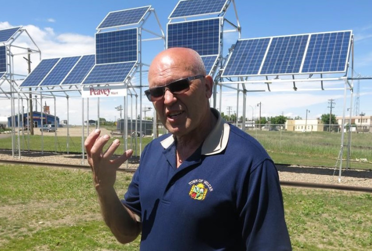 Tom Grant, Vulcan, Alberta, Star Trek, solar farm, solar energy