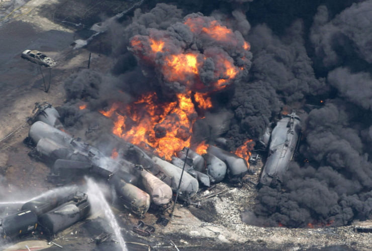 Lac Megantic, oil trains, oil by rail, disaster, crude oil