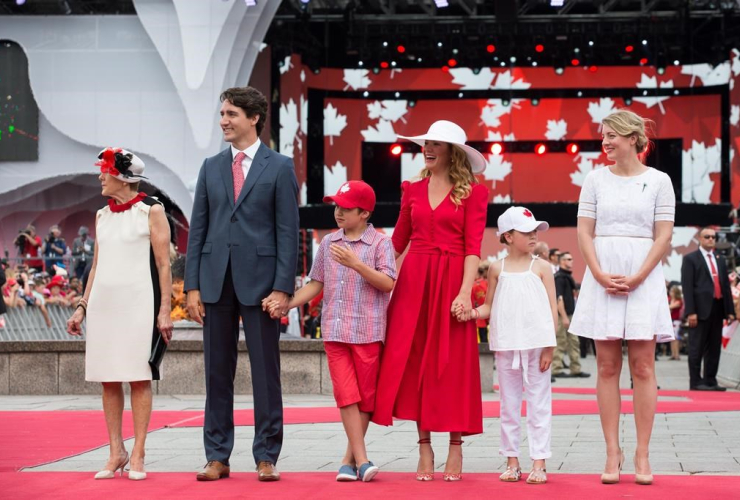 Justin Trudeau, Sophie Grégoire, Mélanie Joly, Joe Fresh