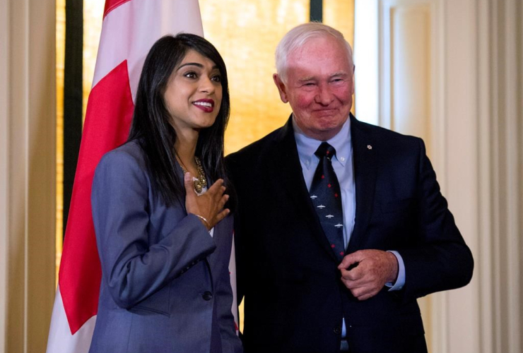 Bardish Chagger, David Johnston, governor general, tourism minister, government house leader