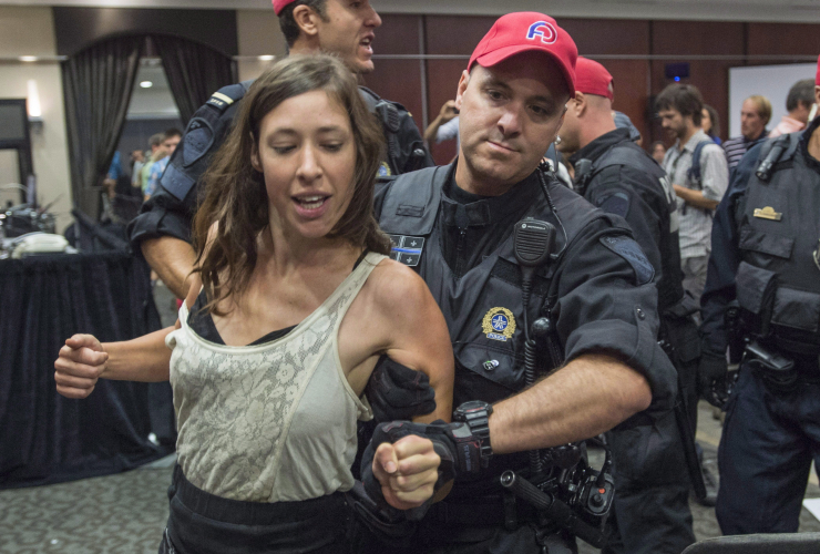 Alyssa Symons-Bélanger, National Energy Board, Montreal, protests, Energy East