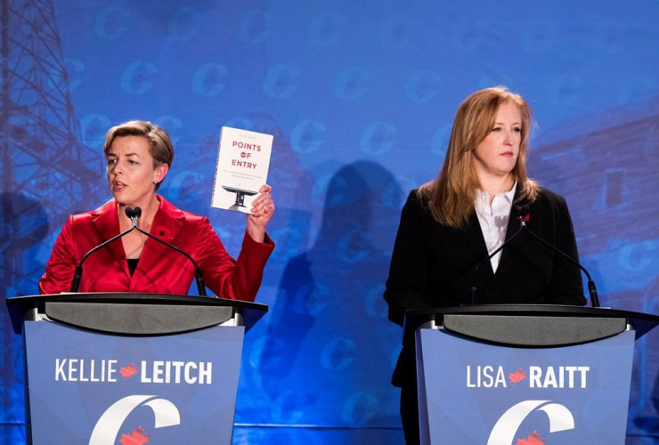 Kellie Leitch, Lisa Raitt, Conservative Party of Canada, debate