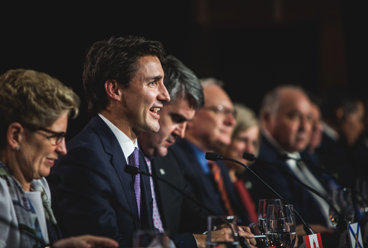 Prime Minister Justin Trudeau, climate change, Canada, premiers