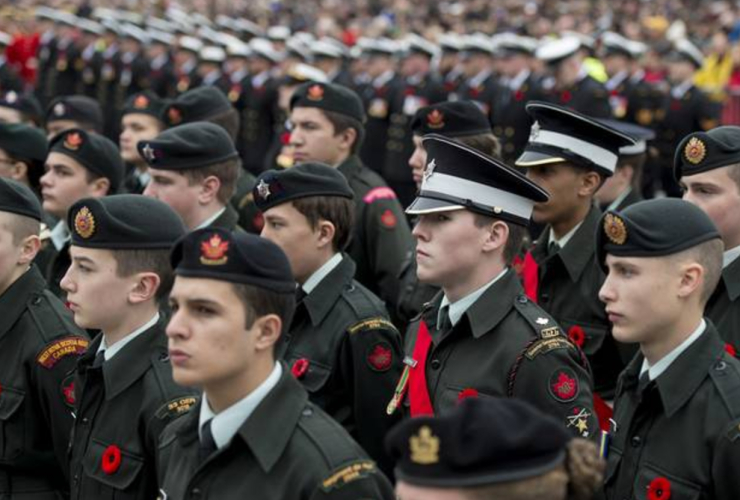 Canadian Armed Forces, Remembrance Day, cadets