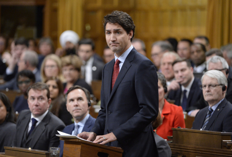 Prime Minister Justin Trudeau announced on Wednesday that the Liberals wouldn't follow through on their promise to reform the voting system in time for the 2019 election. Photo by Adrian Wyld/Canadian Press.