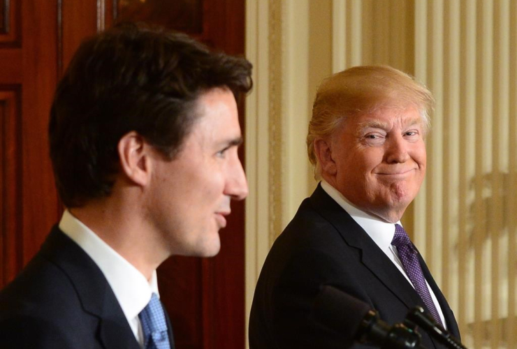 justin trudeau, donald trump