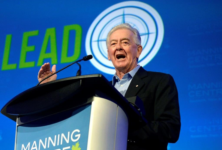 Preston Manning founder of the Reform party