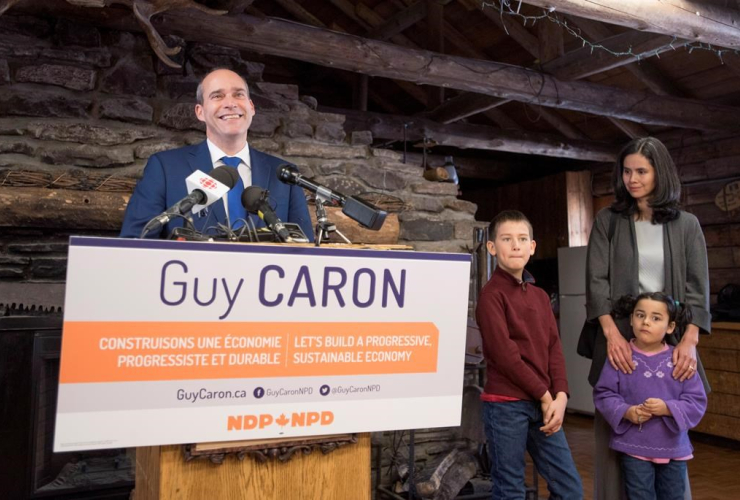 Quebec MP Guy Caron is joining the race to lead the NDP