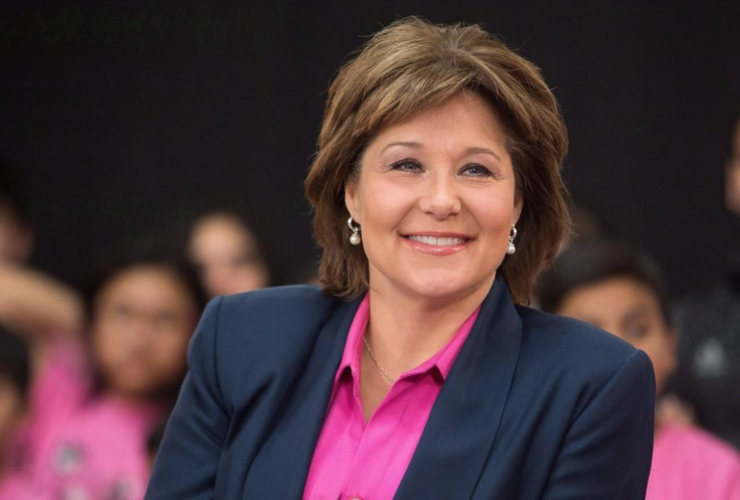 Christy Clark, B.C. premier, British Columbia, pink, bullies, feminism