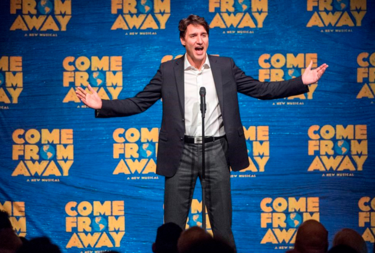 Justin Trudeau, new York City, Broadway, Come From Away, musical, Ivanka Trump