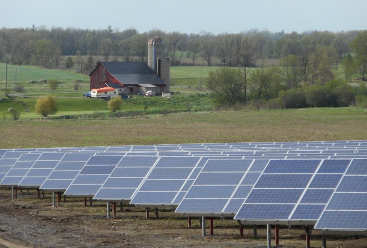 solar, little creek, Bluearth Renewables