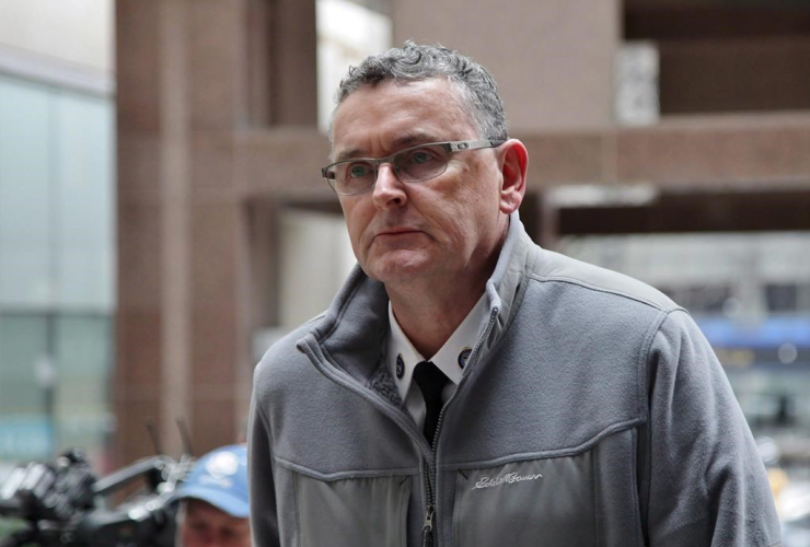 Supt. David (Mark) Fenton is seen outside police headquarters in Toronto on Wednesday, April 13, 2016.