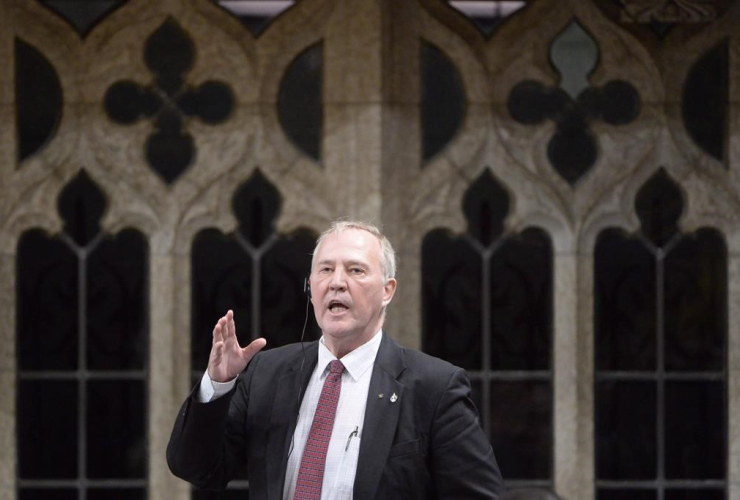 Liberal MP Bill Blair responds during Question Period in the House of Commons on Parliament Hill, in Ottawain a February 25, 2016