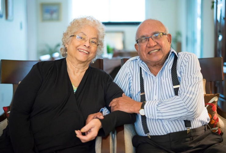 Ashley Anthony, 81, and his wife Gladys, 77, continue to live in the home they've occupied for 43 years in Brampton, Ont. on Monday, May 1, 2017.