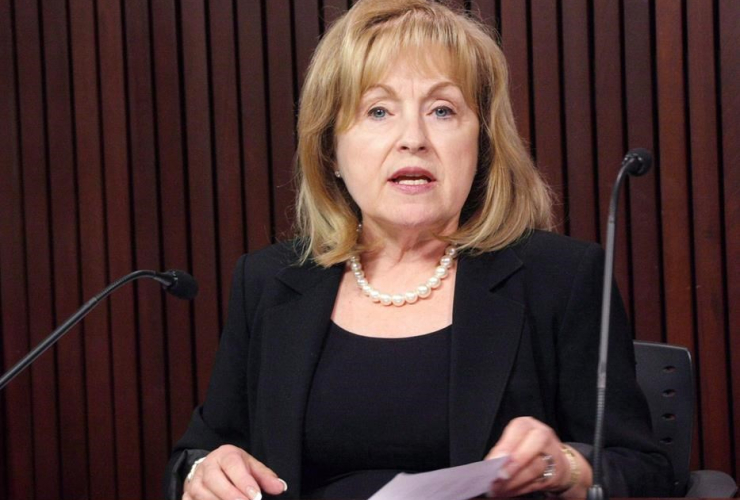 Madeleine Meilleur is seen at the Ontario legislature in Toronto on June 11, 2013.