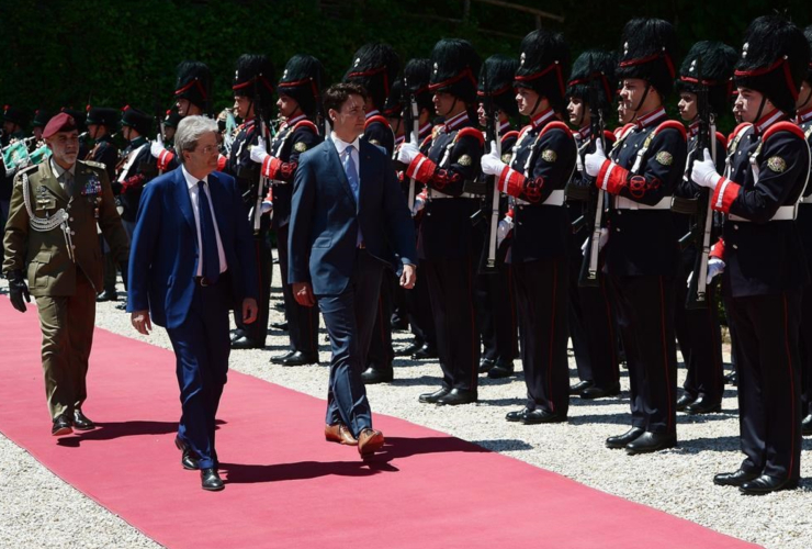 Justin Trudeau, Rome, Italy, 