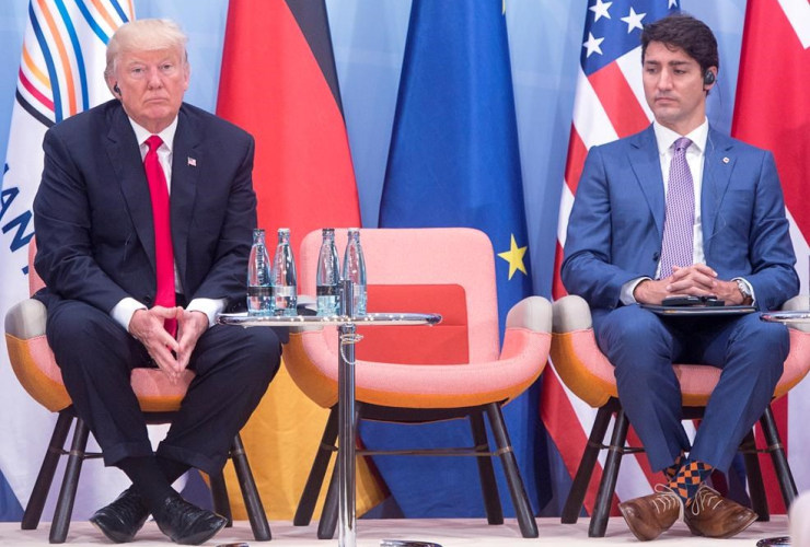 Prime Minister Justin Trudeau, United States President Donald Trump, Women and Development event, G20 summit, Hamburg, Germany