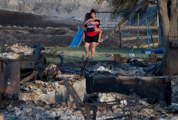 Kelsey Thorne, Nevaeh Porter, home, destroyed, wildfire, Ashcroft First Nation, Ashcroft