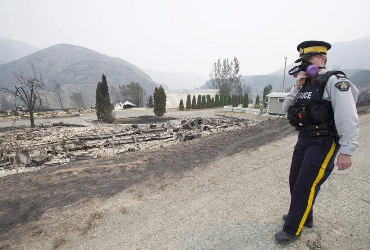 Boston Flats, B.C., wildfire, 