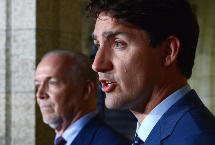 Prime Minister Justin Trudeau, Premier , British Columbia, John Horgan, Parliament Hill