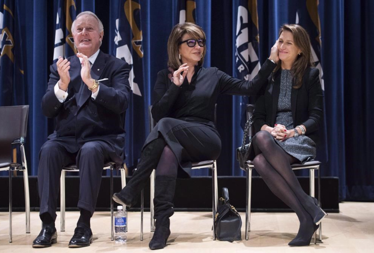 Brian Mulroney, Mila, Caroline Mulroney Lapham, Brian Mulroney Institute of Government and Mulroney Hall,