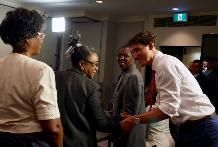 Trudeau, Justin Trudeau, meeting, Task Force, Haitian leaders