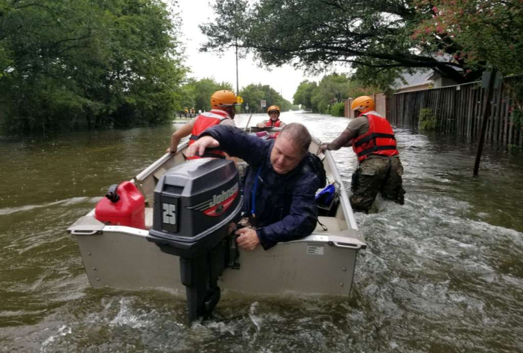 Kyle Burns, Houston Flooding, Hurricane Harvey