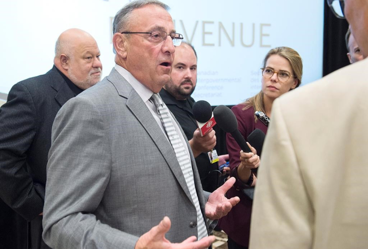 Maine Governor Paul LePage, meeting, New England governors and Eastern Canadian premiers, Charlottetown