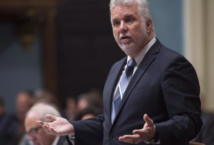 Quebec Premier, Philippe Couillard, legislature, Quebec City