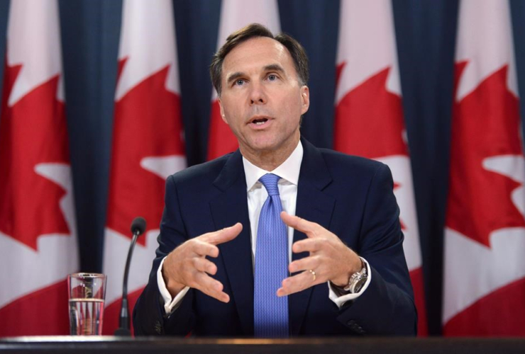 Finance Minister Bill Morneau, National Press Theatre, 