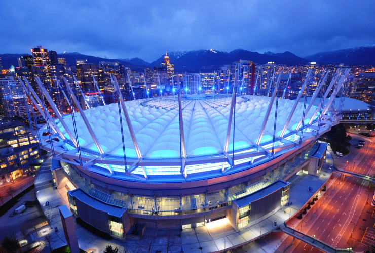 BC Place Stadium in Vancouver 