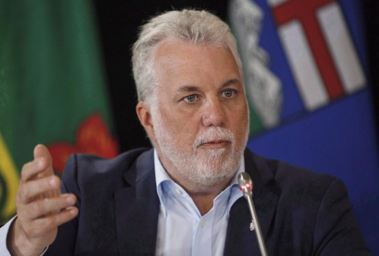 Quebec Premier Philippe Couillard, Council of Federation meetings, Edmonton Alta, 