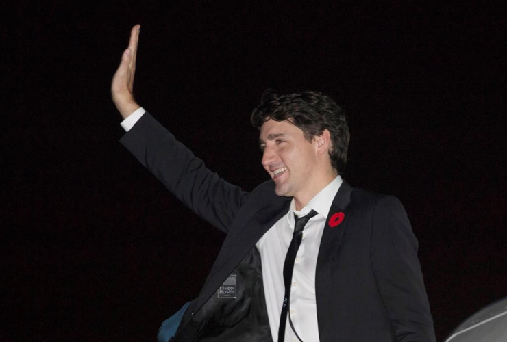 Canadian Prime Minister, Justin Trudeau, government plane, Montreal,