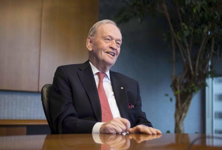 Former prime minister, Jean Chretien, 