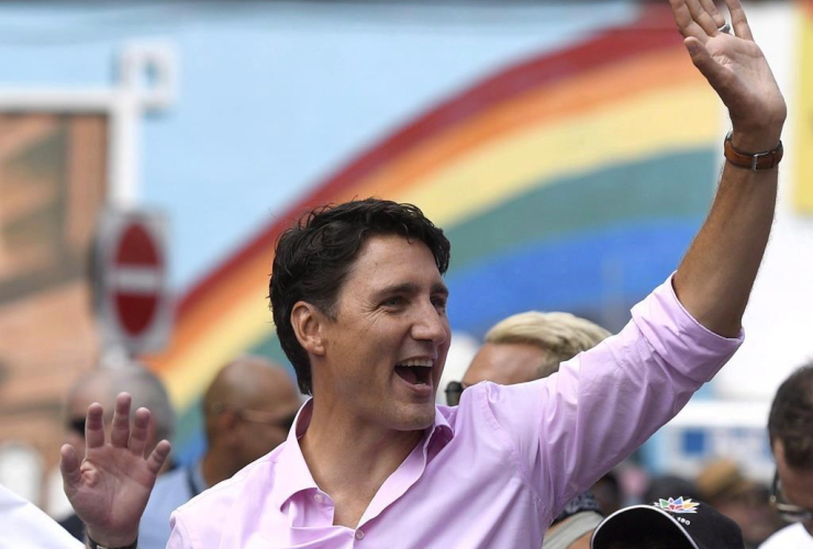 Prime Minister Justin Trudeau, Ottawa Capital, Pride parade, 