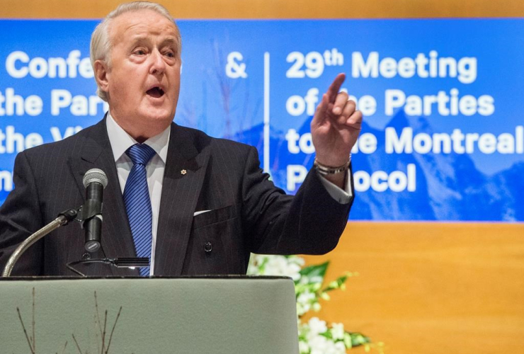 Former Prime Minister Brian Mulroney, 30th anniversary, Montreal Protocol,