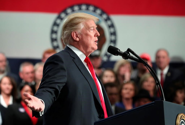 President Donald Trump, tax reform, St. Charles Convention Center, 