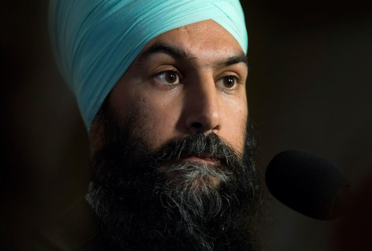 NDP Leader Jagmeet Singh, caucus, 