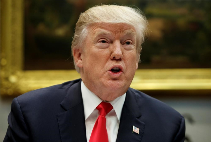 President Donald Trump, Roosevelt Room, White House,