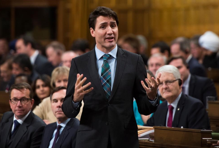 Prime Minister Justin Trudeau, House of Commons, Parliament Hill,