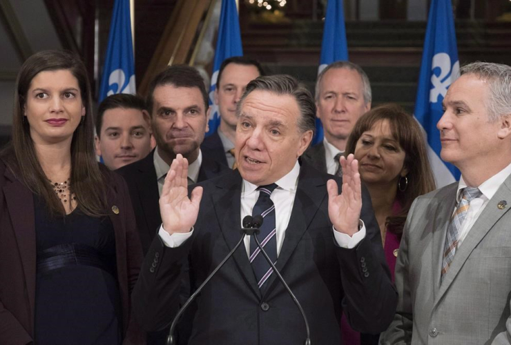 Coalition Avenir Quebec Leader Francois Legault, National Assembly, Quebec City,