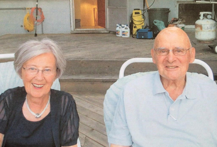 Fred Van Zuiden, right, and his wife Audrey pose in this undated handout photo. Handout photo by Vince Walker