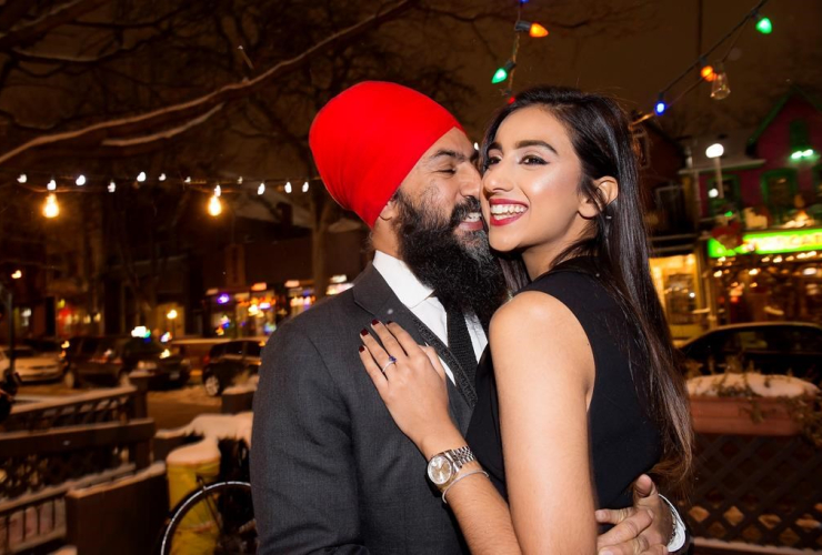 NDP Leader Jagmeet Singh, Gurkiran Kaur, engagement party, 