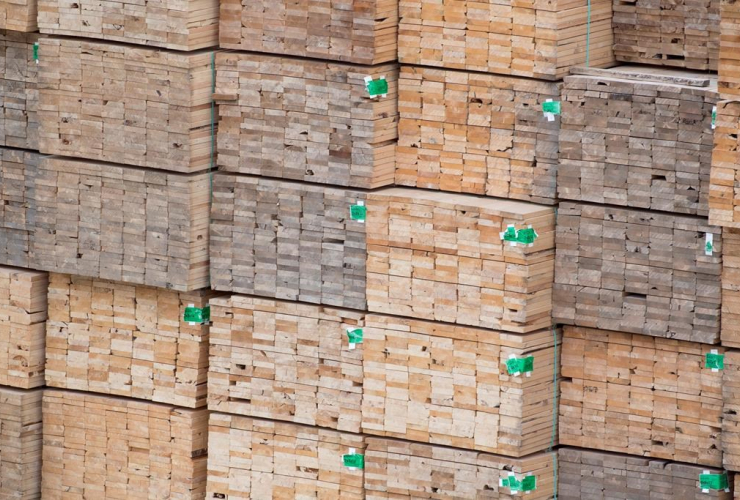 Softwood lumber, Fraser River, Richmond,